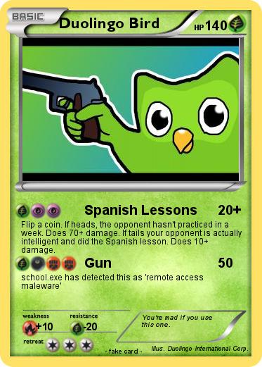Pokemon Duolingo Bird