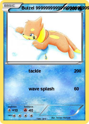 Pokemon Buizel 9999999999999999999999999999999999999999999999999