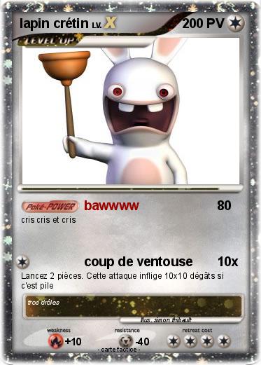 Pokemon lapin crétin