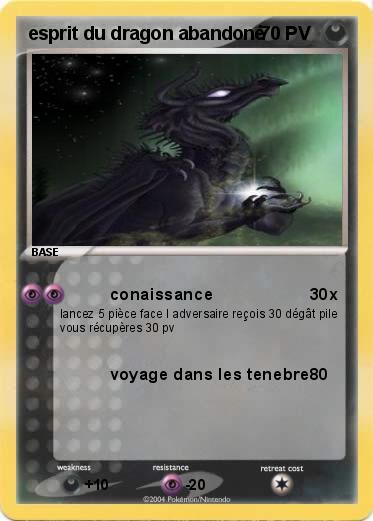 Pokemon esprit du dragon abandoné