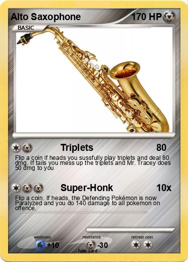 Pokemon Alto Saxophone