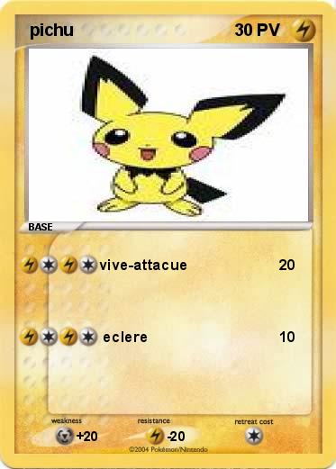 Pokemon  pichu                          
