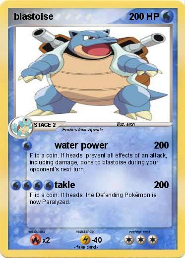 Pokemon blastoise