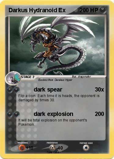 Pokemon Darkus Hydranoid Ex