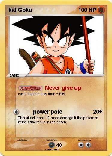 Pokemon kid Goku