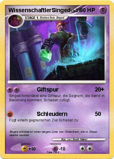 Pokemon WissenschaftlerSinged