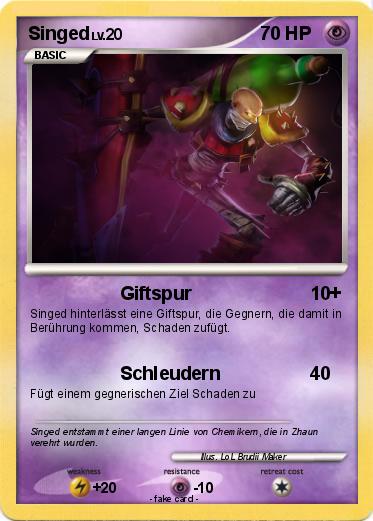Pokemon Singed