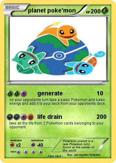 Pokemon planet poke'mon