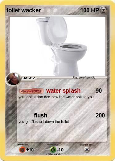 Pokemon toilet wacker