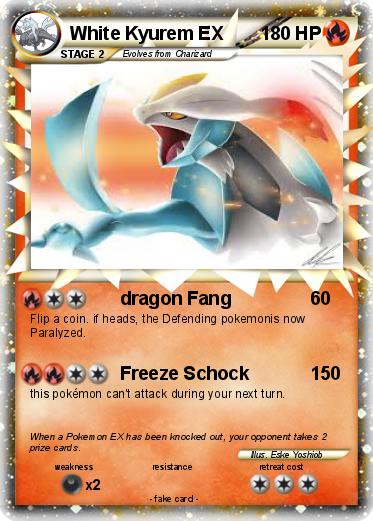 Pokemon White Kyurem EX