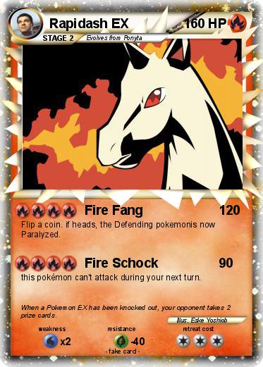Pokemon Rapidash EX