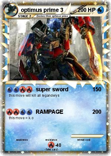 Pokemon optimus prime 3