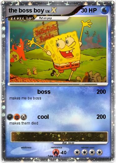 Pokemon the boss boy