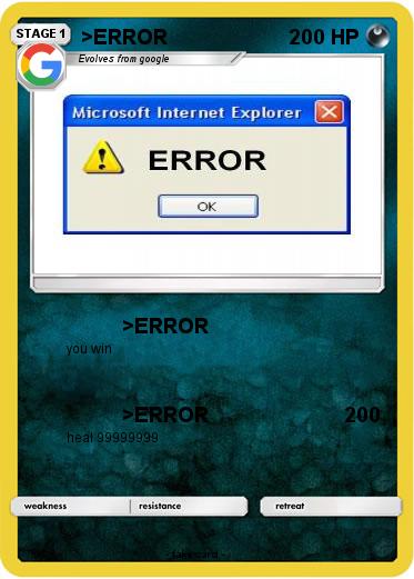 Pokemon >ERROR