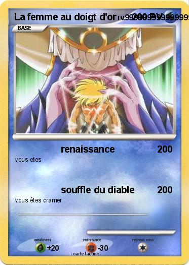 Pokemon La femme au doigt d'or