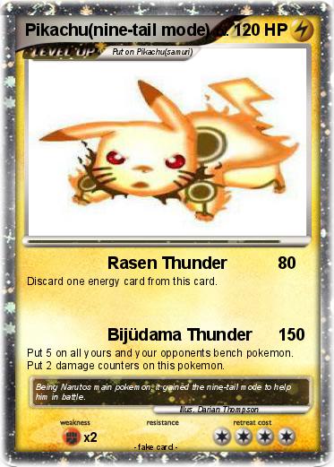 Pokemon Pikachu(nine-tail mode)