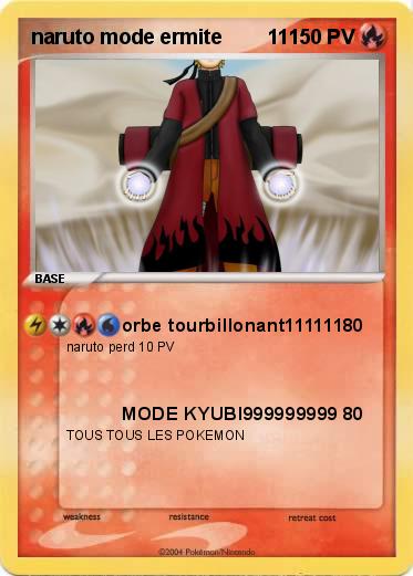 Pokemon naruto mode ermite        111