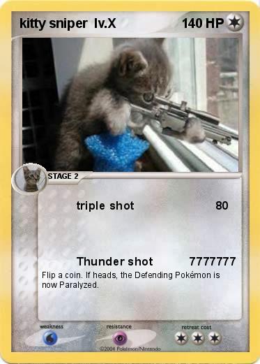 Pokemon kitty sniper  lv.X           