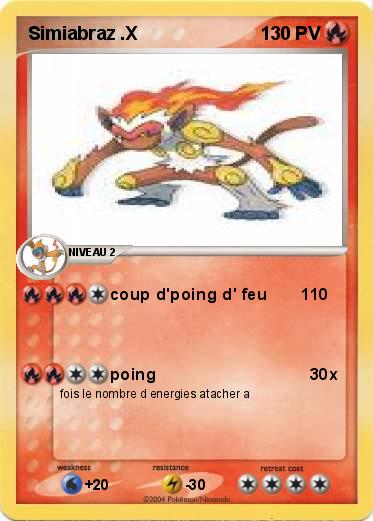 Pokemon Simiabraz .X