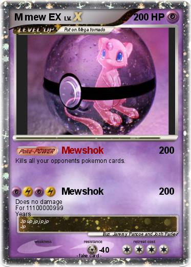 Pokemon M mew EX