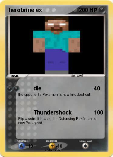Pokemon herobrine ex