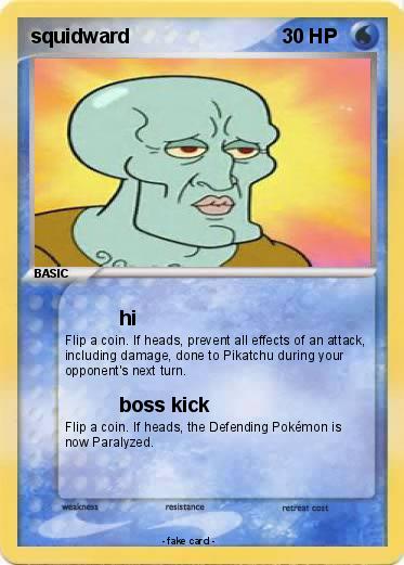 Pokemon squidward