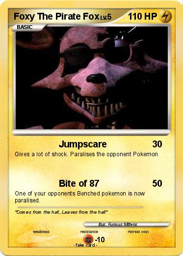 Pokemon Foxy The Pirate Fox