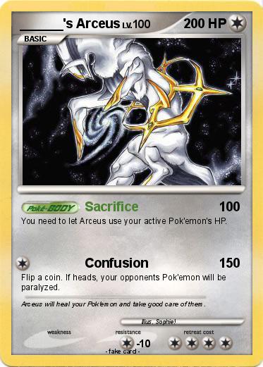 Pokemon ______'s Arceus