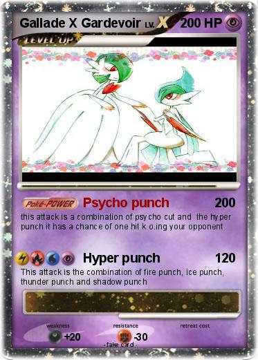 Pokemon Gallade X Gardevoir