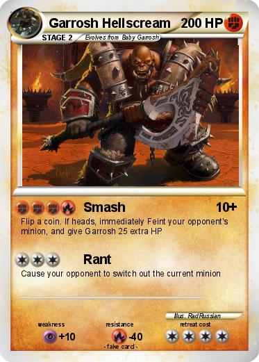 Pokemon Garrosh Hellscream