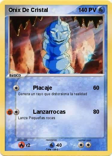Pokemon Onix De Cristal