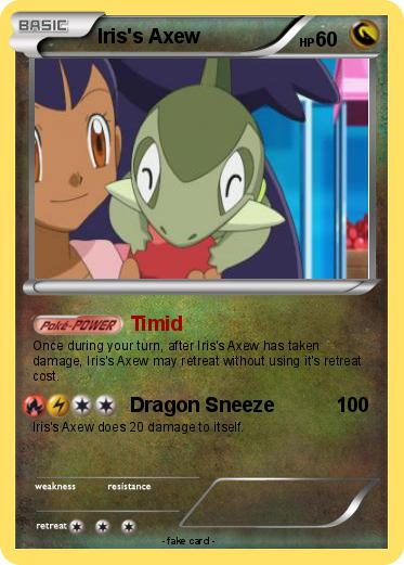 Pokemon Iris's Axew