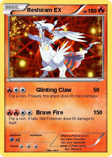 Pokemon Reshiram EX