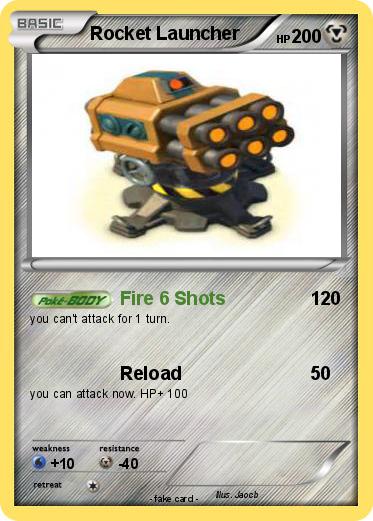 Pokemon Rocket Launcher