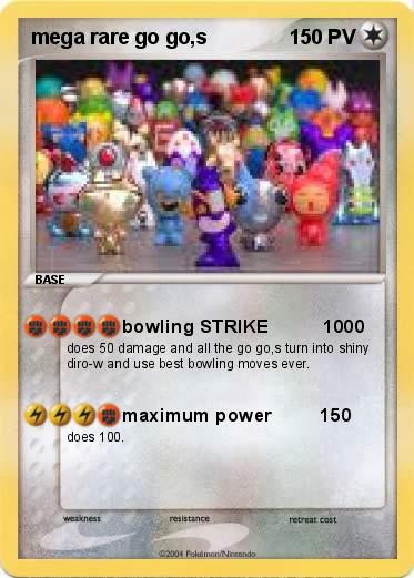 Pokemon mega rare go go,s
