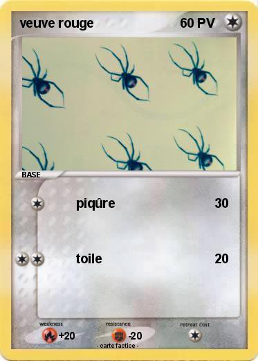 Pokemon veuve rouge