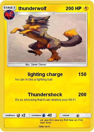 Pokemon thunderwolf