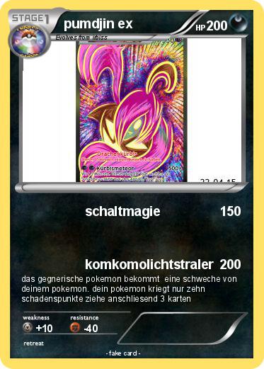 Pokemon pumdjin ex