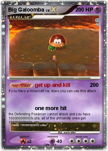 Pokemon Big Galoomba