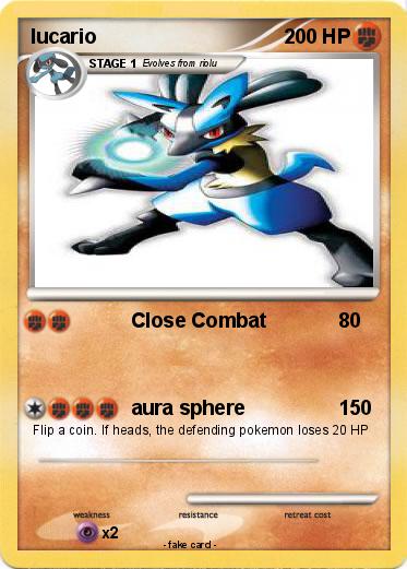 Pokemon lucario