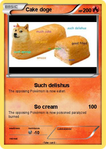 Pokemon Cake doge