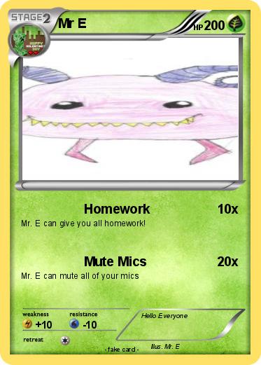 Pokemon Mr E