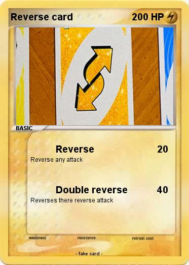 Pokemon Reverse card