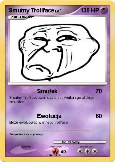 Pokemon Smutny Trollface
