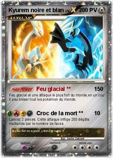 Pokemon Kyurem noire et blan