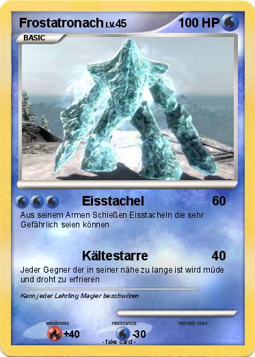 Pokemon Frostatronach