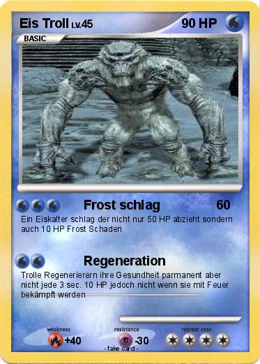 Pokemon Eis Troll