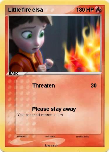 Pokemon Little fire elsa
