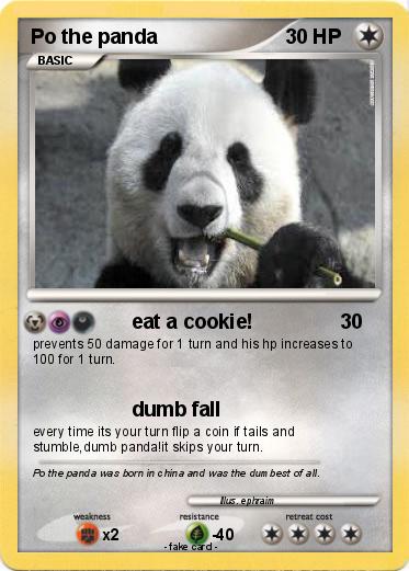 Pokemon Po the panda