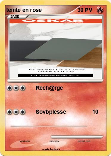 Pokemon teinte en rose